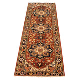 Hand-knotted Jules-Sultane Dark Copper Wool Soft Rug