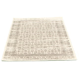 Cream Grey Tibet Transitional Soft Rug