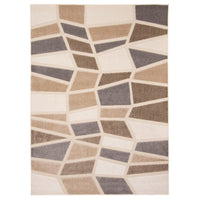 Ivory Blue Indoor/ Outdoor Rug
