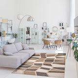 Ivory Blue Indoor/ Outdoor Rug