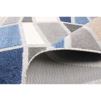 Ivory Blue Indoor/ Outdoor Rug