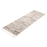 Ivory/ Copper Tassel Bohemian & Eclectic Soft Rug