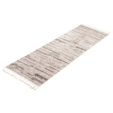 Ivory/ Copper Tassel Bohemian & Eclectic Soft Rug