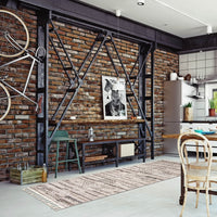 Ivory/ Copper Tassel Bohemian & Eclectic Soft Rug