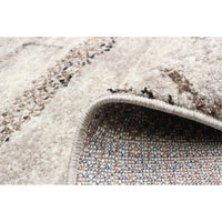 Ivory/ Copper Tassel Bohemian & Eclectic Soft Rug
