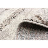 Ivory/ Copper Tassel Bohemian & Eclectic Soft Rug