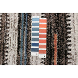 Linear Bohemian & Eclectic Soft Rug