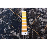 Midnight Marble Modern & Contemporary Soft Rug