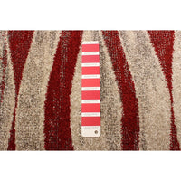 Ivory Blue Wave Casual Soft Rug