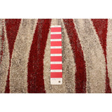 Ivory Blue Wave Casual Soft Rug
