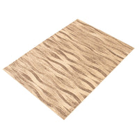 Ivory Blue Wave Casual Soft Rug