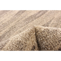 Ivory Blue Wave Casual Soft Rug