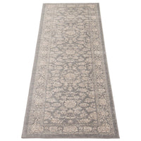 Ornament Floral Grey/Ivory Casual Soft Rug