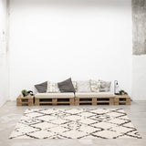 Modern & Contemporary Pink Area Rug Shag
