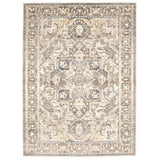 Cream Grey Persia Casual Soft Area Rug