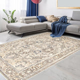 Cream Grey Persia Casual Soft Area Rug