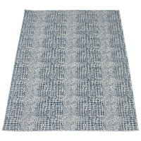 Animal Print Blue Modern Contemporary Soft Rug
