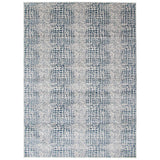 Animal Print Blue Modern Contemporary Soft Rug
