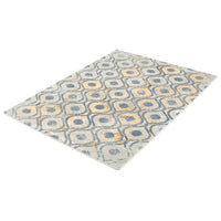 Trellis Valencia Casual Light Blue Soft Area Rug