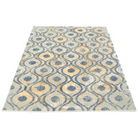 Trellis Valencia Casual Light Blue Soft Area Rug