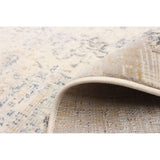 Scarlett Collection Ivory Velvet Casual Soft Area Rug