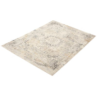 Scarlett Collection Ivory Velvet Casual Soft Area Rug