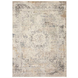 Scarlett Collection Ivory Velvet Casual Soft Area Rug