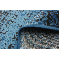 Teal Blue Leela Modern & Contemporary Soft Rug