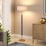 Contemporary Metallic Accents 61.5" Floor Lamp