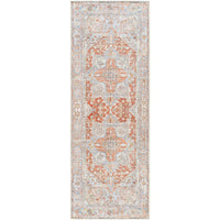 Traditional Medallion Machine Washable Area Soft Rug
