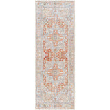 Traditional Medallion Machine Washable Area Soft Rug