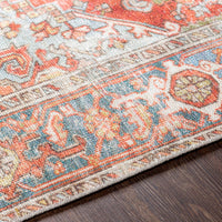 Traditional Medallion Machine Washable Area Soft Rug