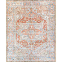 Traditional Medallion Machine Washable Area Soft Rug