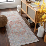 Traditional Medallion Machine Washable Area Soft Rug