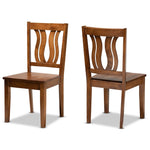 Fenton Mid-Century Modern 2-Piece Dining Chair Set