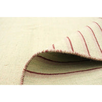 Anne Hathaway Collection Flat-weave Manhattan Green Wool Kilim Rug