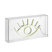Girl 11.8" Contemporary Glam Acrylic Box USB Operated LED Neon Light, Yellow by JONATHAN Y - 1 Bulb
