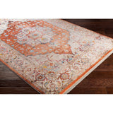 Wideman Vintage Persian Traditional Red and Beige Soft Area Rug