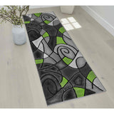 Abstract Modern Contemporary Swirls Pattern Soft Area Rug