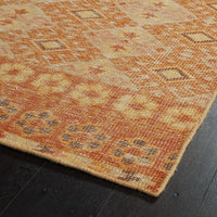 Relic Collection Orange Soft Area Rug