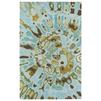 BRUSHSTROKES COLLECTION Teal Soft Area Rug