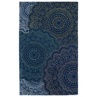 DIVINE COLLECTION floral Fire Soft Area Rug