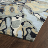 BRUSHSTROKES COLLECTION Teal Soft Area Rug