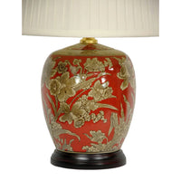 Handmade Floral Bouquet Jar Lamp (China)