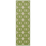 Trellis Indoor/ Outdoor Area Rug - Navy, Gold, Green