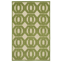 Trellis Indoor/ Outdoor Area Rug - Navy, Gold, Green