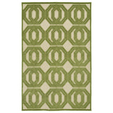 Trellis Indoor/ Outdoor Area Rug - Navy, Gold, Green