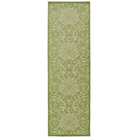 Paisley Floral Indoor/ Outdoor Area Rug - Blue, Green, Red