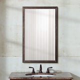 Uttermost Renzo Bronze 20" x 32" Vanity Wall Mirror