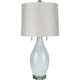 Julian 30.75 in. White Updated Traditional Table Lamp